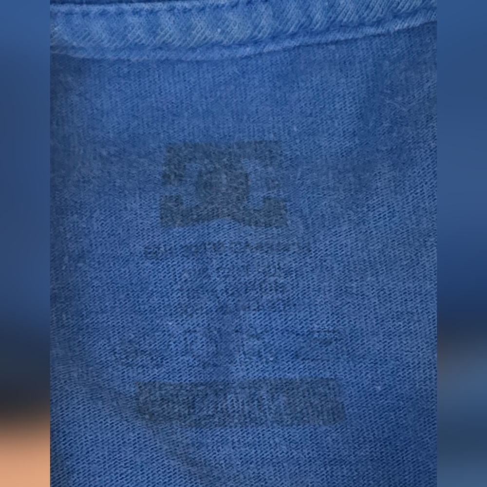 DC Blue Short Sleeve Vintage Collectible Tee SzM - Picture 6 of 7